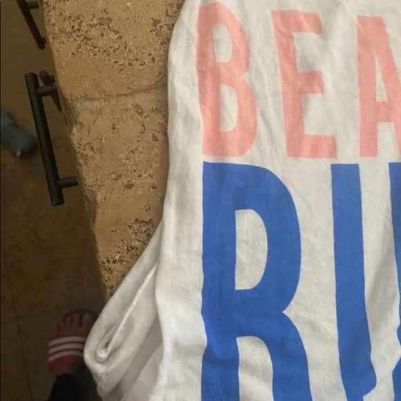 Wildfox Beach bum shirt Coverup muscle t tank top - Picture 2 of 4